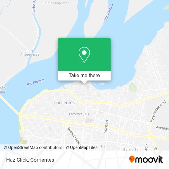 Haz Click map