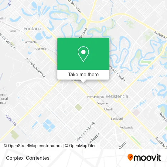 Corplex map