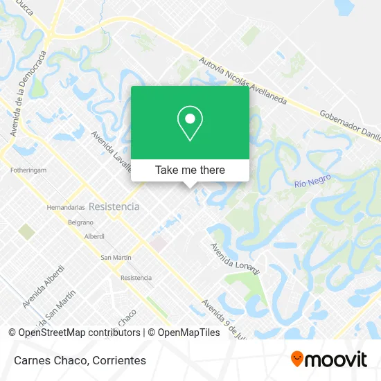 Carnes Chaco map