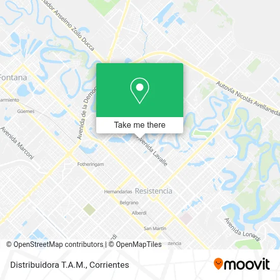 Distribuidora T.A.M. map