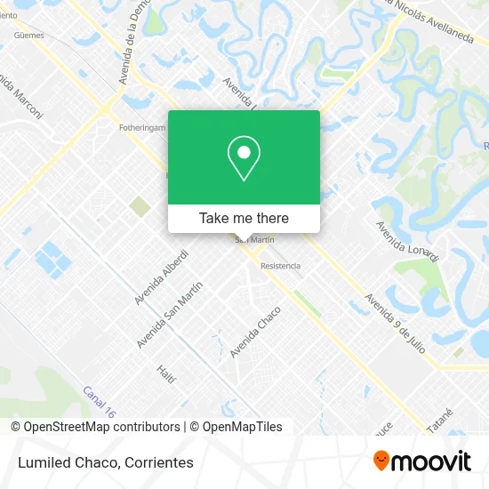 Lumiled Chaco map