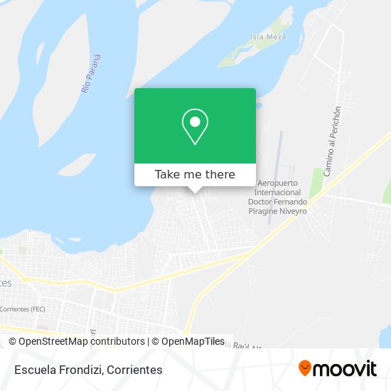 Mapa de Escuela Frondizi