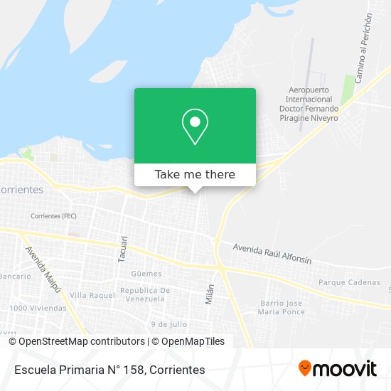 Escuela Primaria N° 158 map