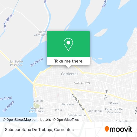 Mapa de Subsecretaria De Trabajo