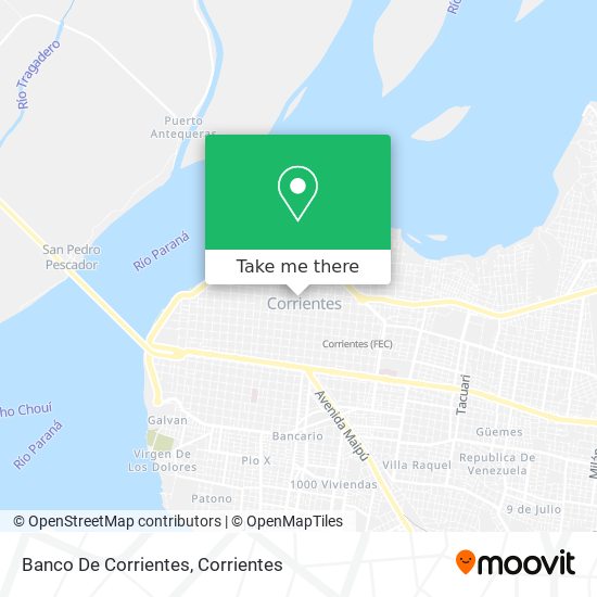 Banco De Corrientes map