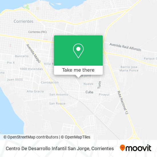 Centro De Desarrollo Infantil San Jorge map