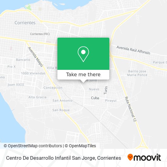 Mapa de Centro De Desarrollo Infantil San Jorge