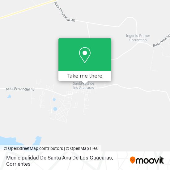 Municipalidad De Santa Ana De Los Guácaras map