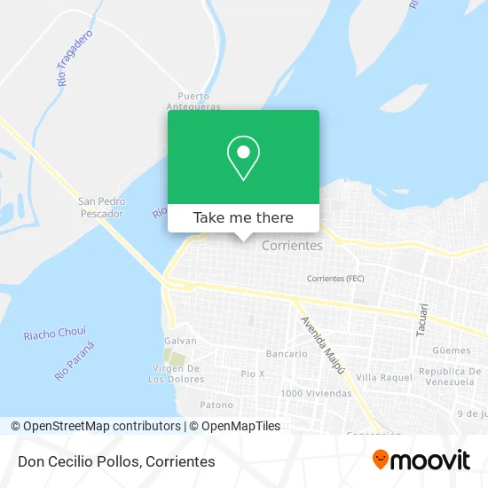 Don Cecilio Pollos map