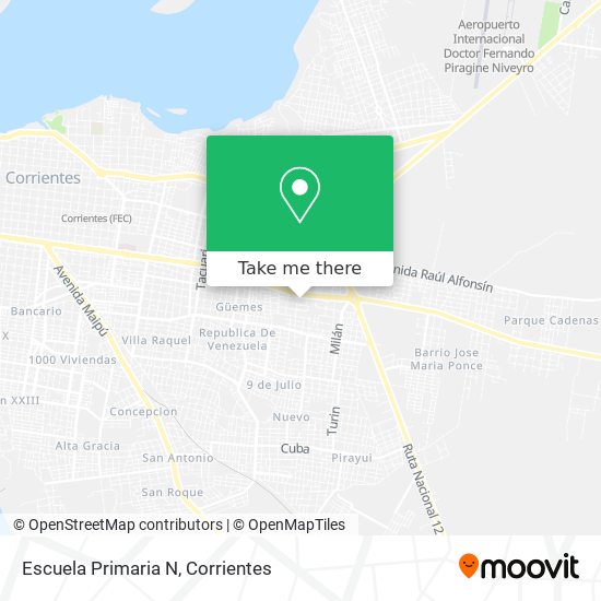 Mapa de Escuela Primaria N