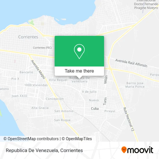 Republica De Venezuela map