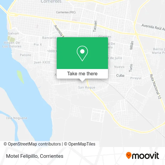 Motel Felipillo map