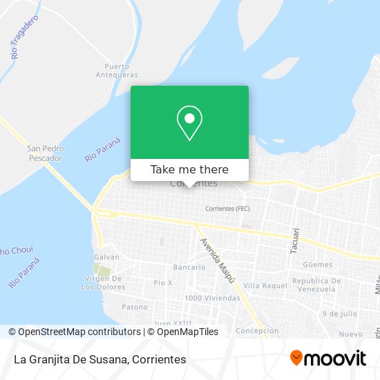 La Granjita De Susana map