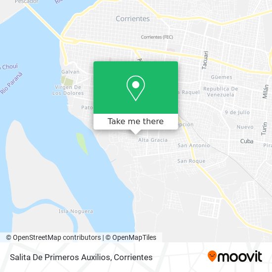 Mapa de Salita De Primeros Auxilios