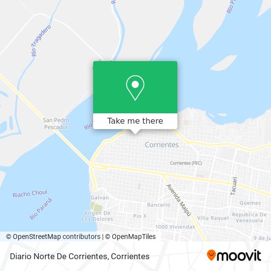 Diario Norte De Corrientes map