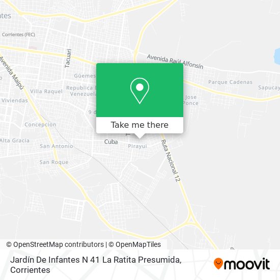 Jardín De Infantes N 41 La Ratita Presumida map