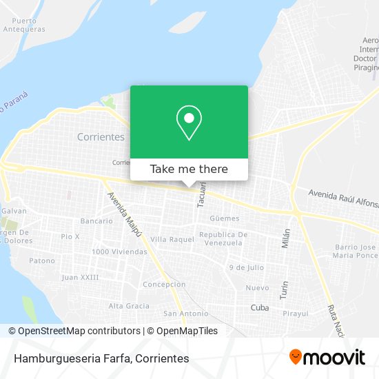 Mapa de Hamburgueseria Farfa