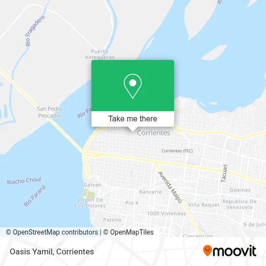 Oasis Yamil map