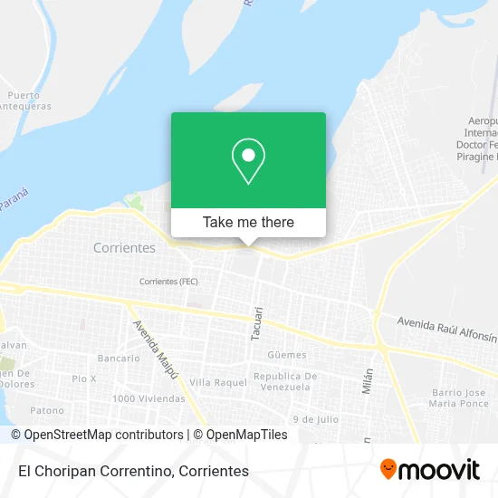 El Choripan Correntino map