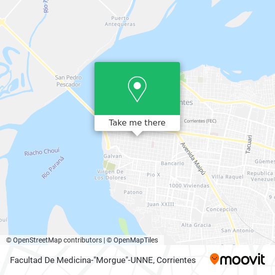 Facultad De Medicina-"Morgue"-UNNE map