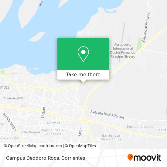 Mapa de Campus Deodoro Roca