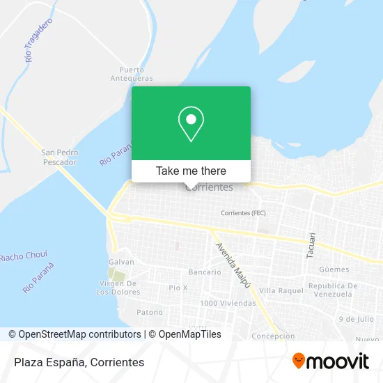 Mapa de Plaza España