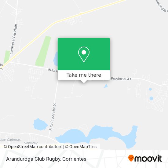 Aranduroga Club Rugby map