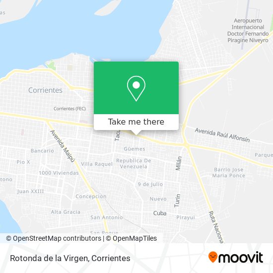 Rotonda de la Virgen map