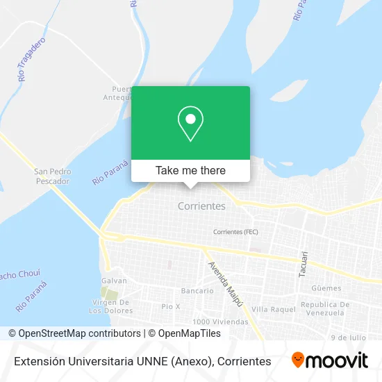 Extensión Universitaria UNNE (Anexo) map