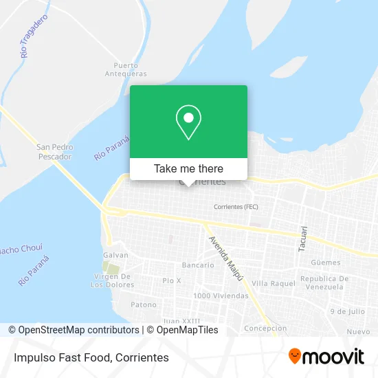 Impulso Fast Food map