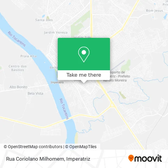 Rua Coriolano Milhomem map