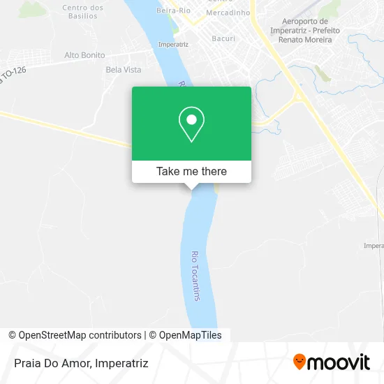 Praia Do Amor map