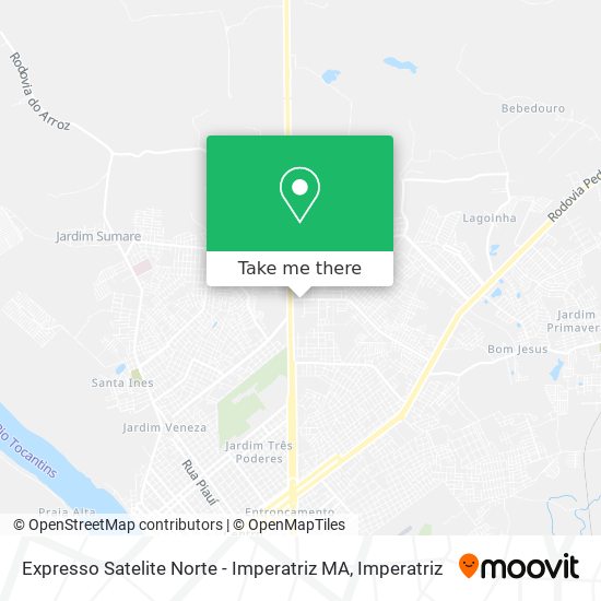 Expresso Satelite Norte - Imperatriz MA map