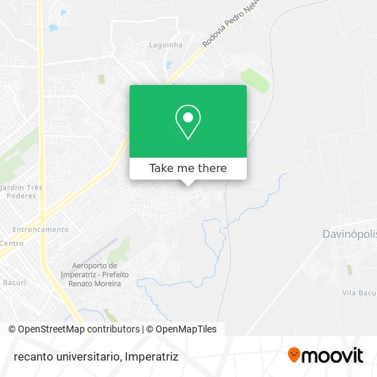 recanto universitario map