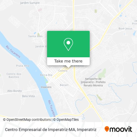 Centro Empresarial de Imperatriz-MA map
