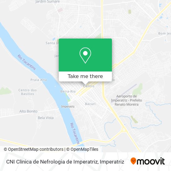 CNI Clínica de Nefrologia de Imperatriz map