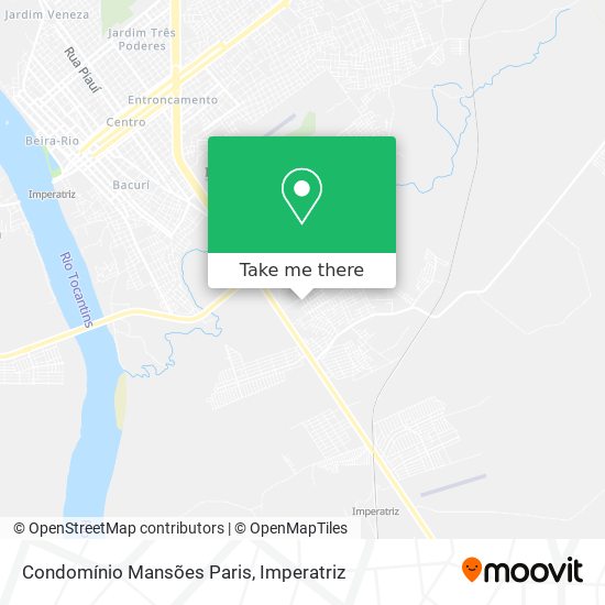 Condomínio Mansões Paris map