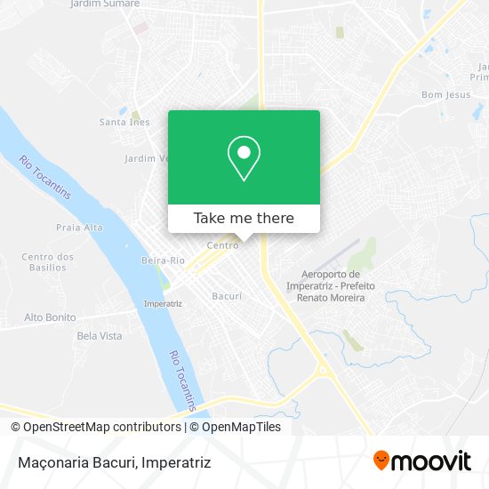Maçonaria Bacuri map