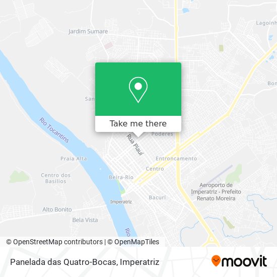 Panelada das Quatro-Bocas map