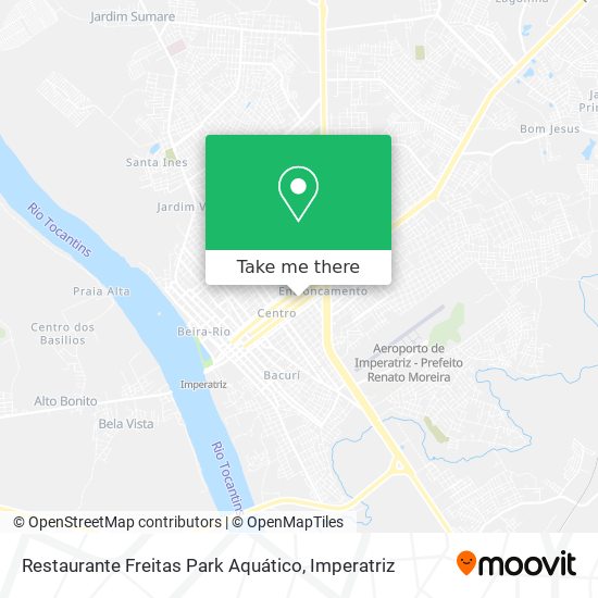 Restaurante Freitas Park Aquático map
