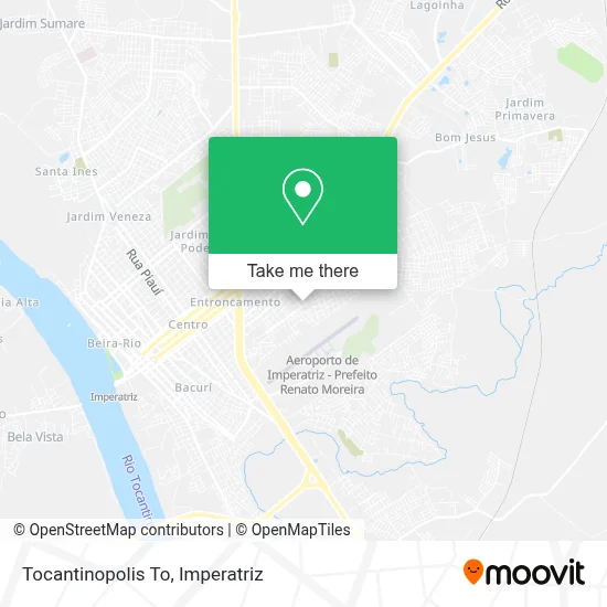 Tocantinopolis To map