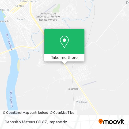 Depósito Mateus CD 87 map