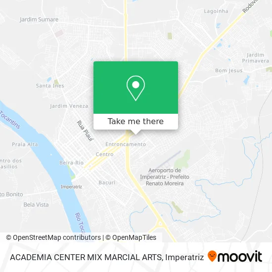ACADEMIA CENTER MIX MARCIAL ARTS map