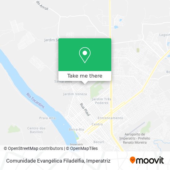 Comunidade Evangélica Filadélfia map
