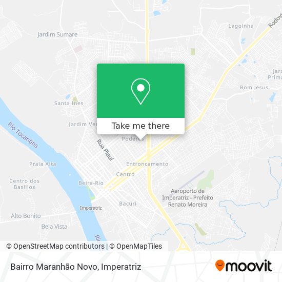 Bairro Maranhão Novo map