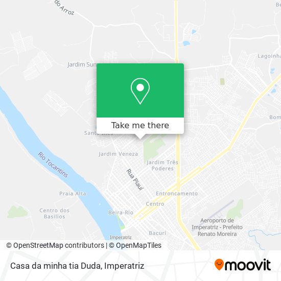 Casa da minha tia Duda map