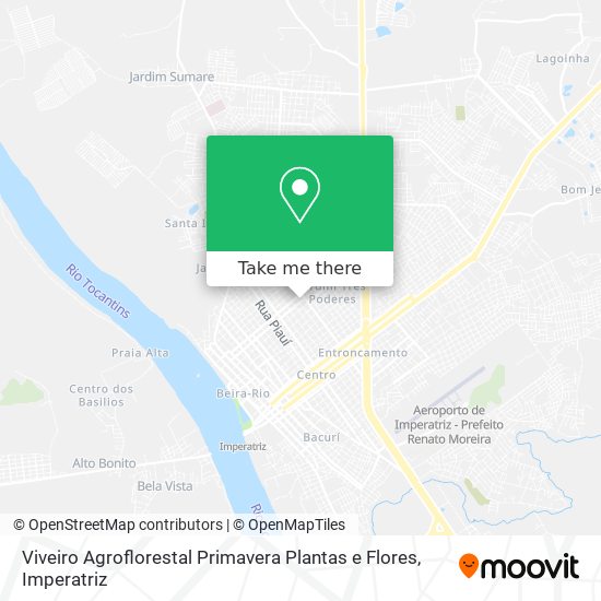 Viveiro Agroflorestal Primavera Plantas e Flores map