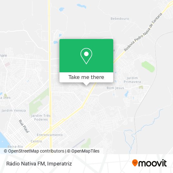 Rádio Nativa FM map