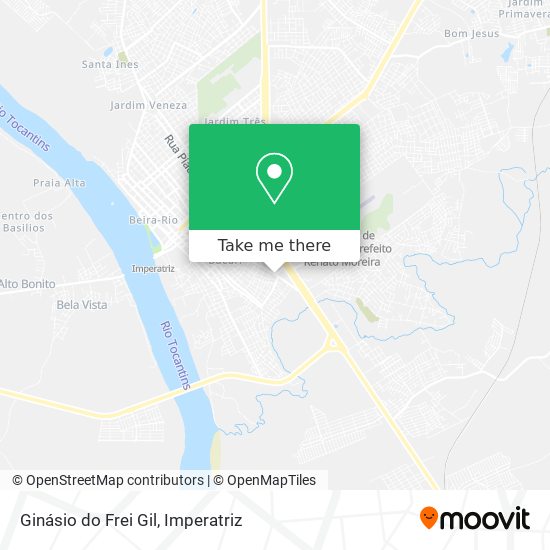 Ginásio do Frei Gil map