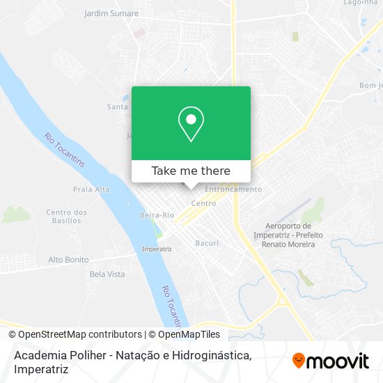 Academia Poliher - Natação e Hidroginástica map